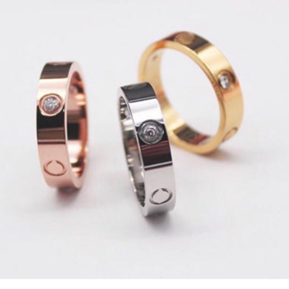 Stackable Love Ring With Gemstones - image 2